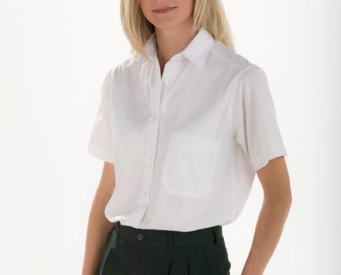 Camisa blanca mujer Facel - vestuario laboral en Valencia