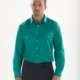 Camisa verde Facel - vestuario laboral en Valencia