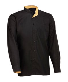 Camisa negra Facel - vestuario laboral en Valencia